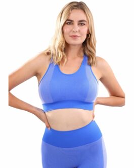 Arleta Seamless Sports Bra – Blue